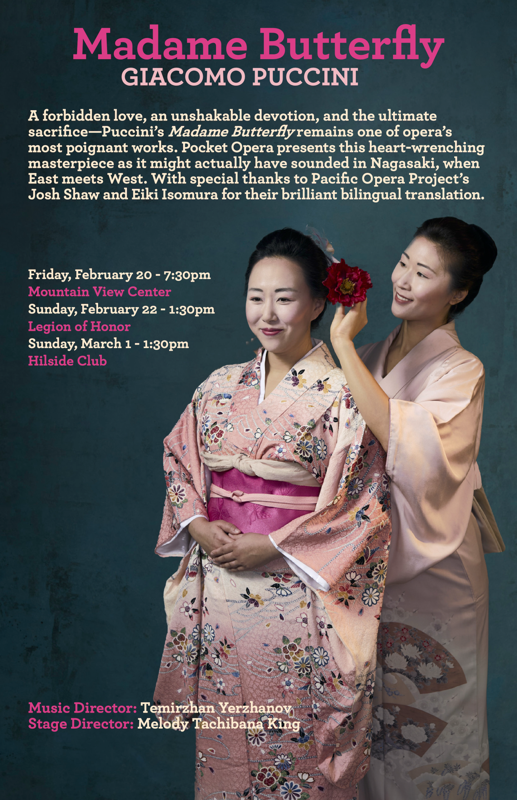 Madame Butterfly brochure page